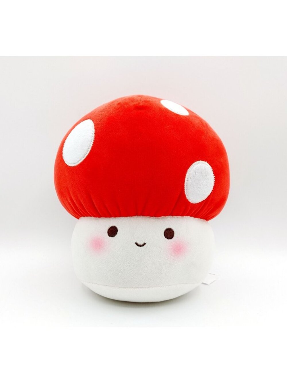 MINISO Cute Red Mushroom Plush Toy Stuffed Animal Cushion 8.7"